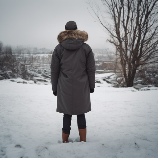 Full-step teacher winter coat sample